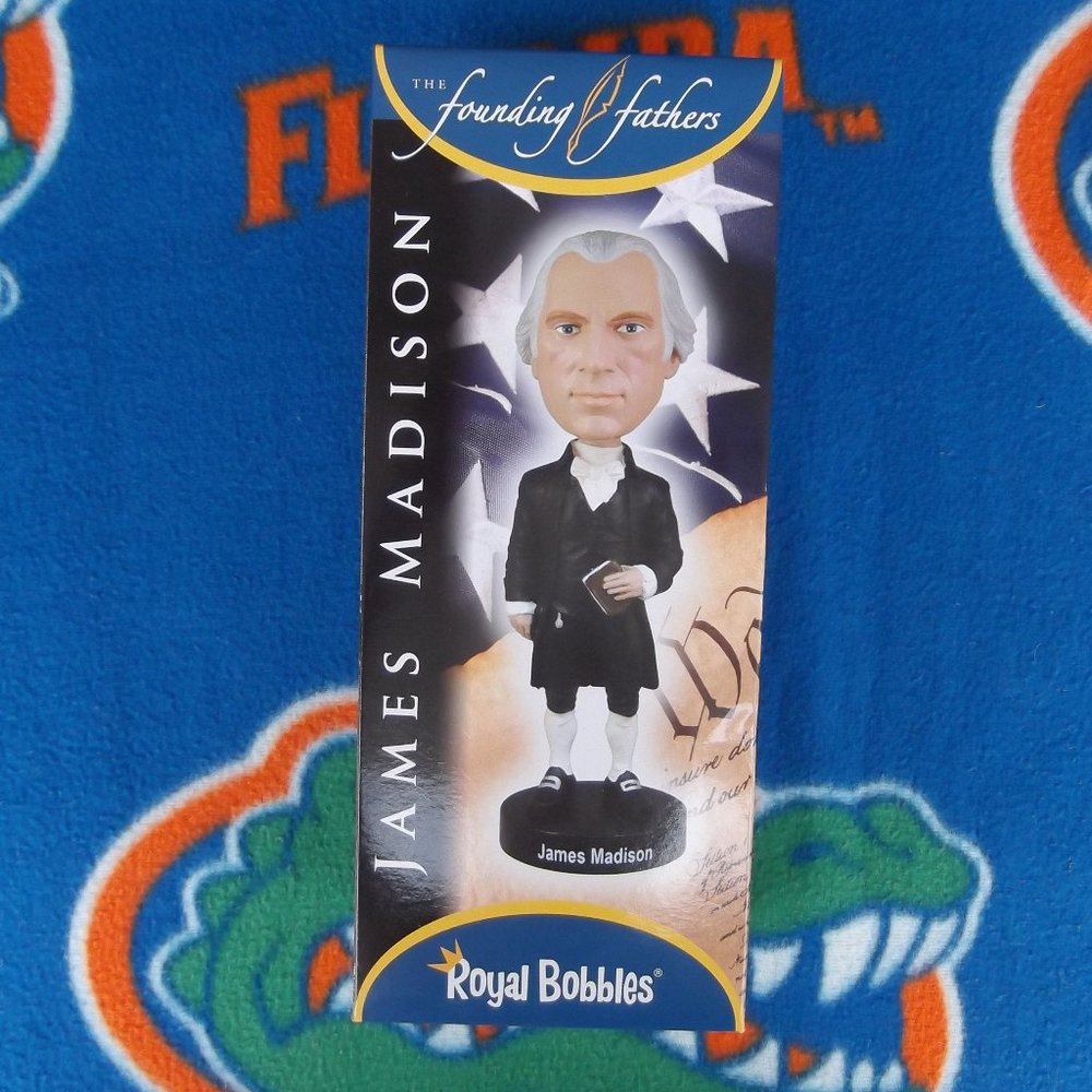 royal bobbles our founding fathers bobblehead James Madison collectible